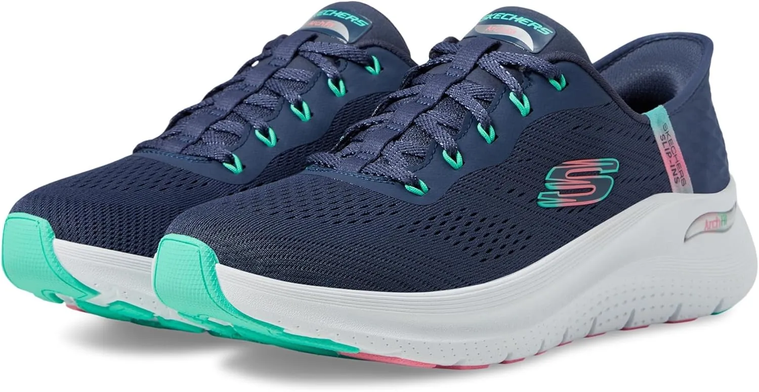 Skechers Women's Arch Fit 2.0 Easy Chic Hands Free Slip-ins Sneaker
