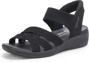 Skechers Women's Arya-Cooling Off Hands Free Slip-ins Wedge Sandal