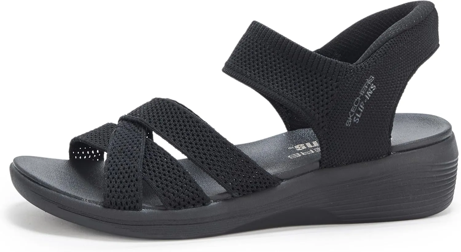 Skechers Women's Arya-Cooling Off Hands Free Slip-ins Wedge Sandal