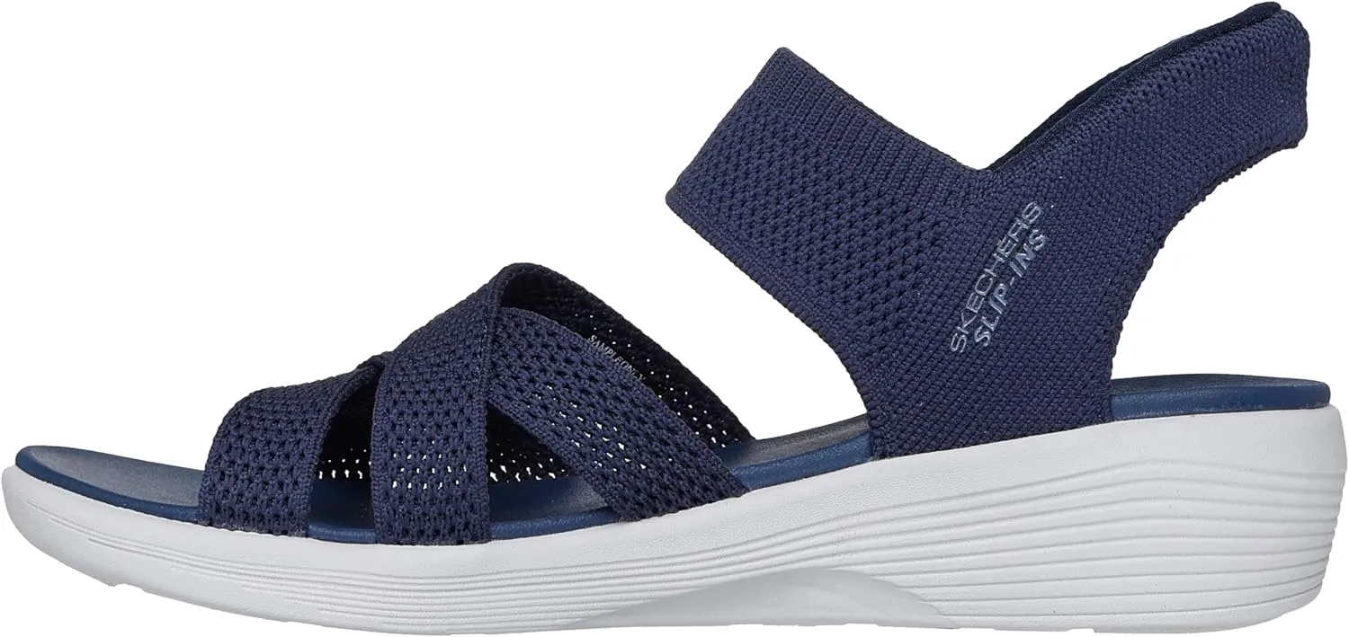 Skechers Women's Arya-Cooling Off Hands Free Slip-ins Wedge Sandal