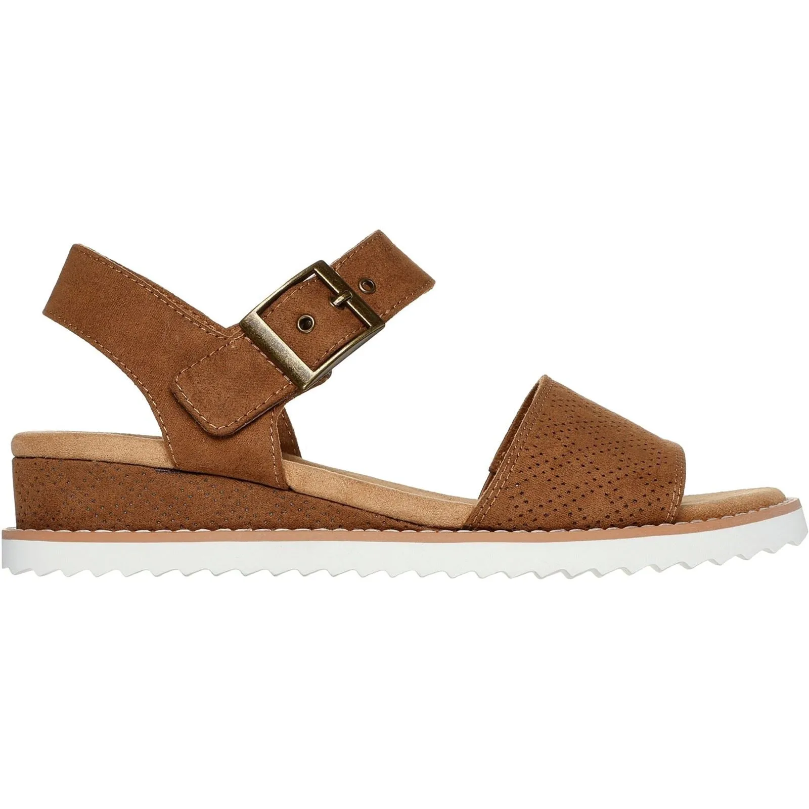 Skechers Women's Desert Kiss Serendipitous Sandal in Chestnut