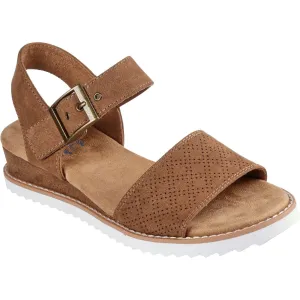 Skechers Women's Desert Kiss Serendipitous Sandal in Chestnut