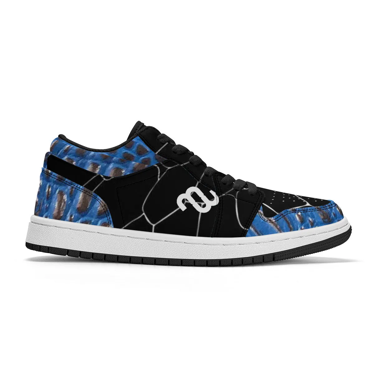 Skin Fully automated Black Unisex Bushae Gator Sneakers Top - Safe Skateboard SF_S40 Low Money
