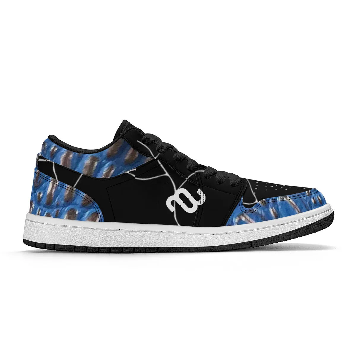 Skin Fully automated Black Unisex Bushae Gator Sneakers Top - Safe Skateboard SF_S40 Low Money