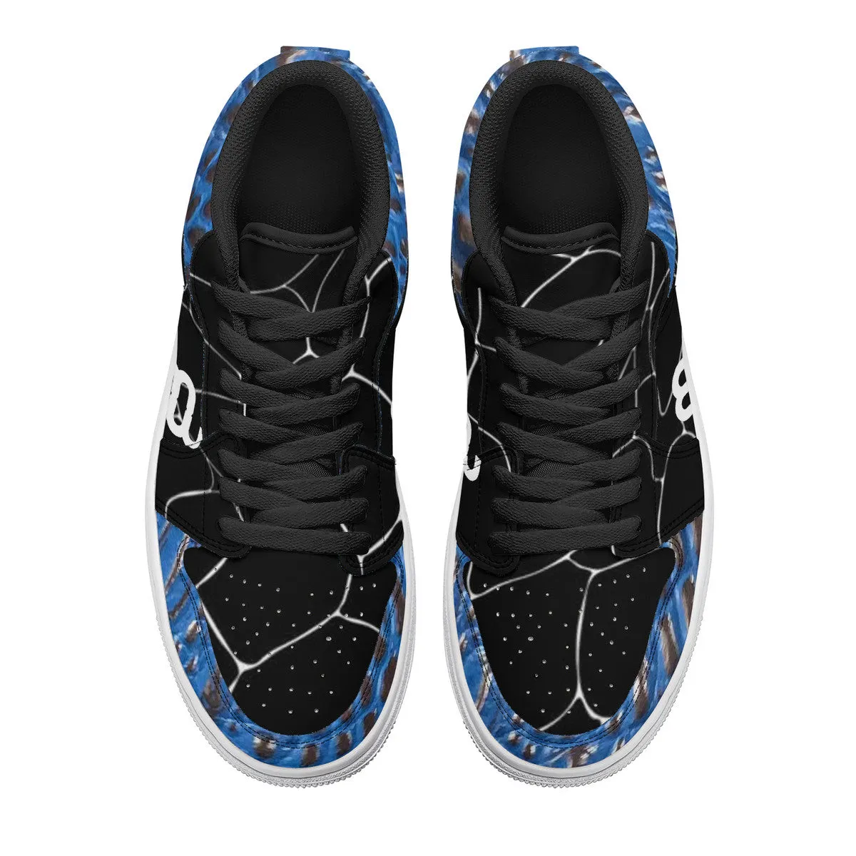 Skin Fully automated Black Unisex Bushae Gator Sneakers Top - Safe Skateboard SF_S40 Low Money