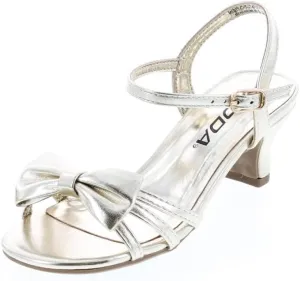 Soda Girly-2 Children's Girl's Open Toe Slingback Block High Heel Sandals