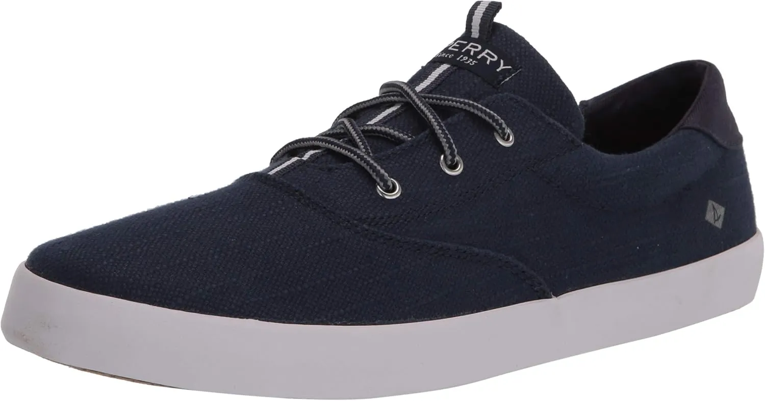 Sperry Kids Footwear Spinnaker Washable Sneaker, Navy, 2 US Unisex Big Kid
