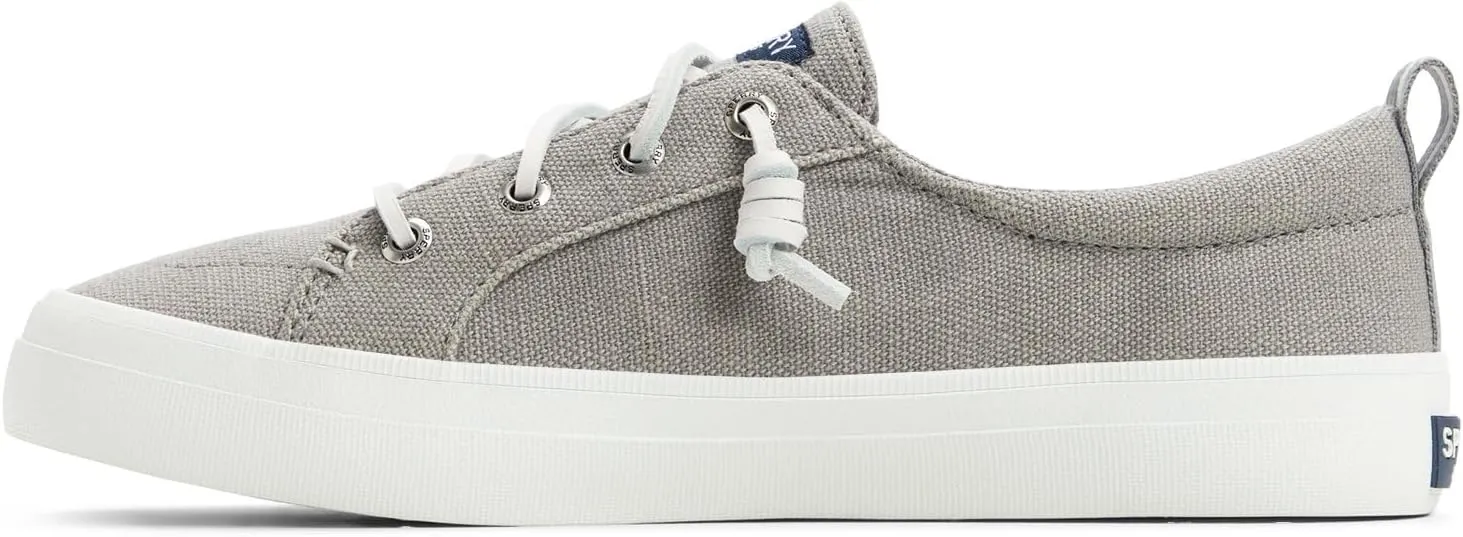 Sperry Women's Crest Vibe Sneaker, Grey, 9.5 Wide
