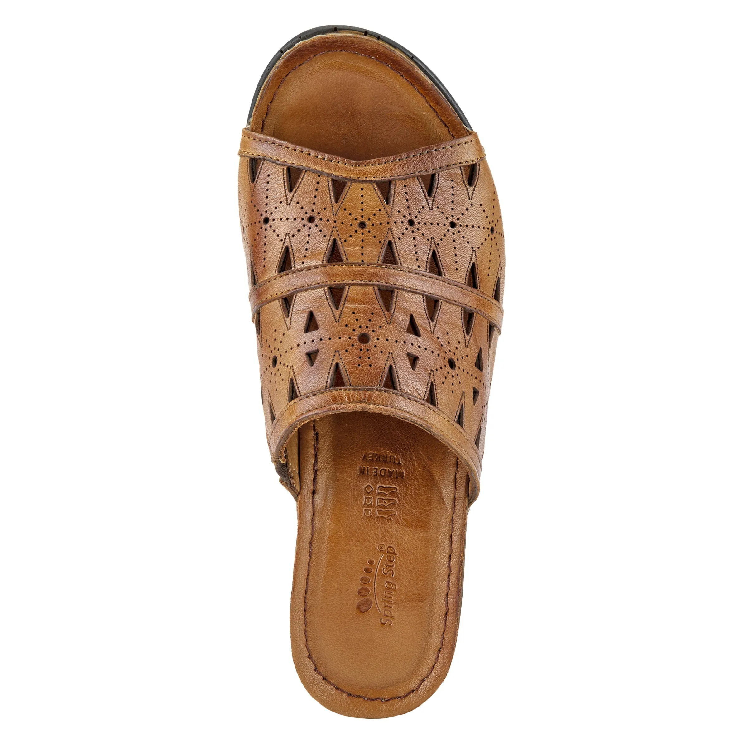 Spring Step Shoes Fusawedge Sandal Women’s Leather Corksole 2.75"
