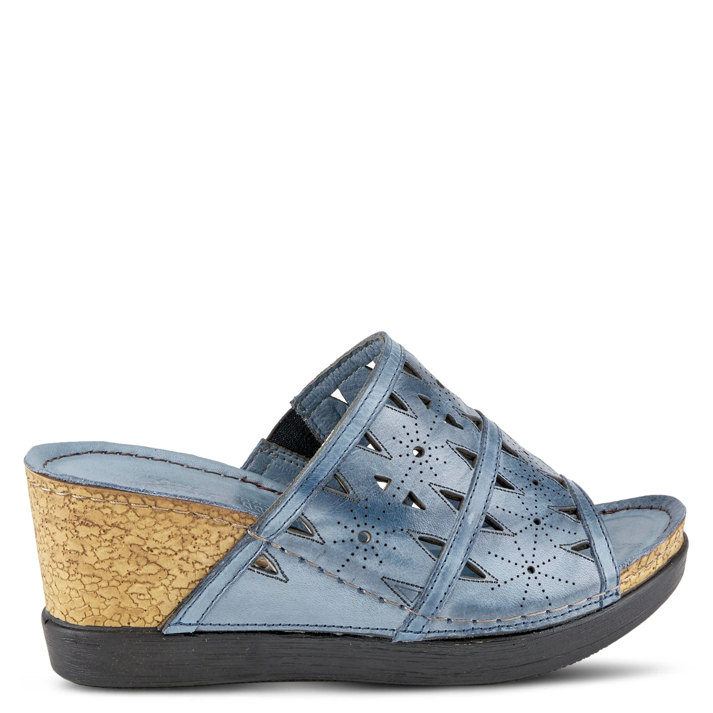 Spring Step Shoes Fusawedge Sandal Women’s Leather Corksole 2.75"