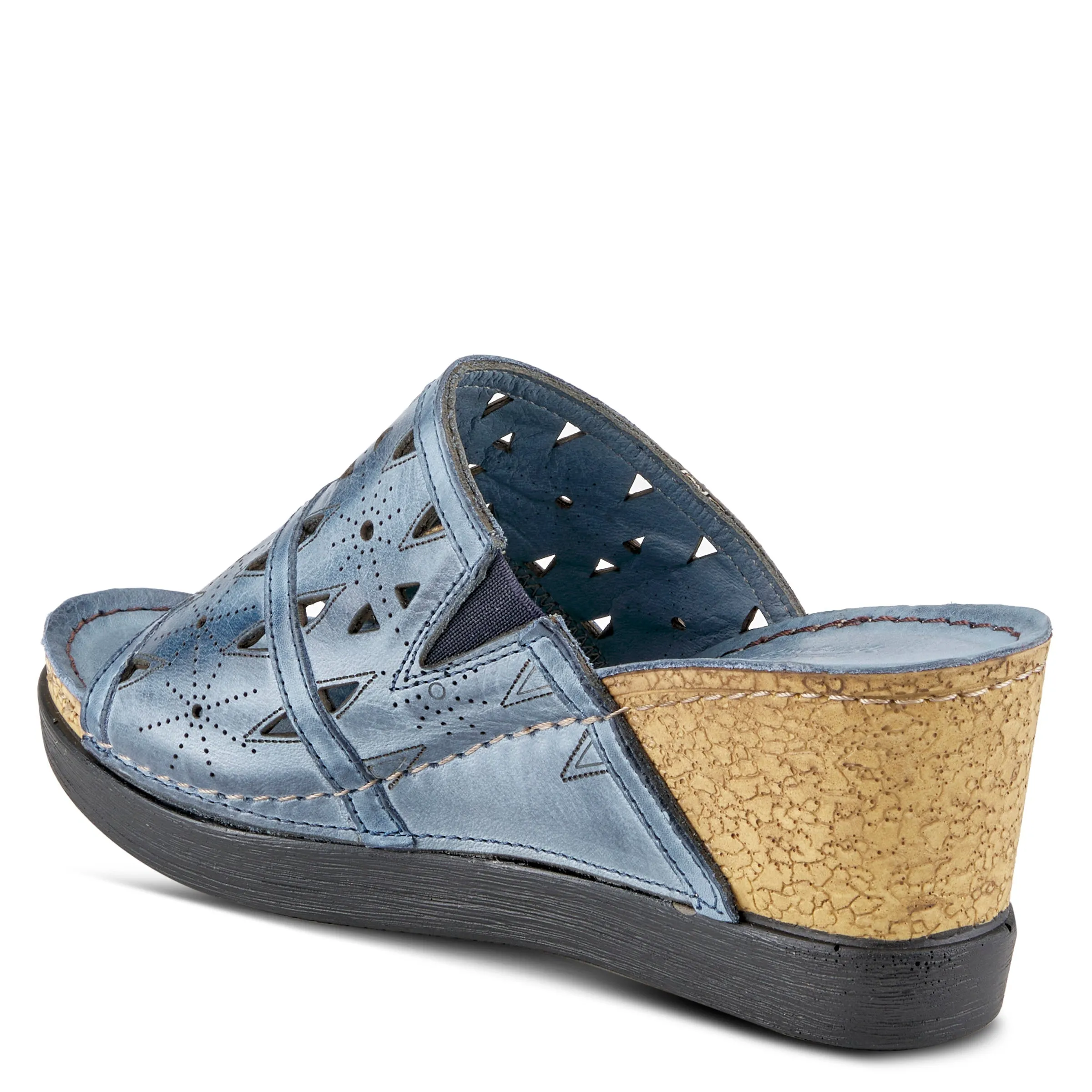 Spring Step Shoes Fusawedge Sandal Women’s Leather Corksole 2.75"