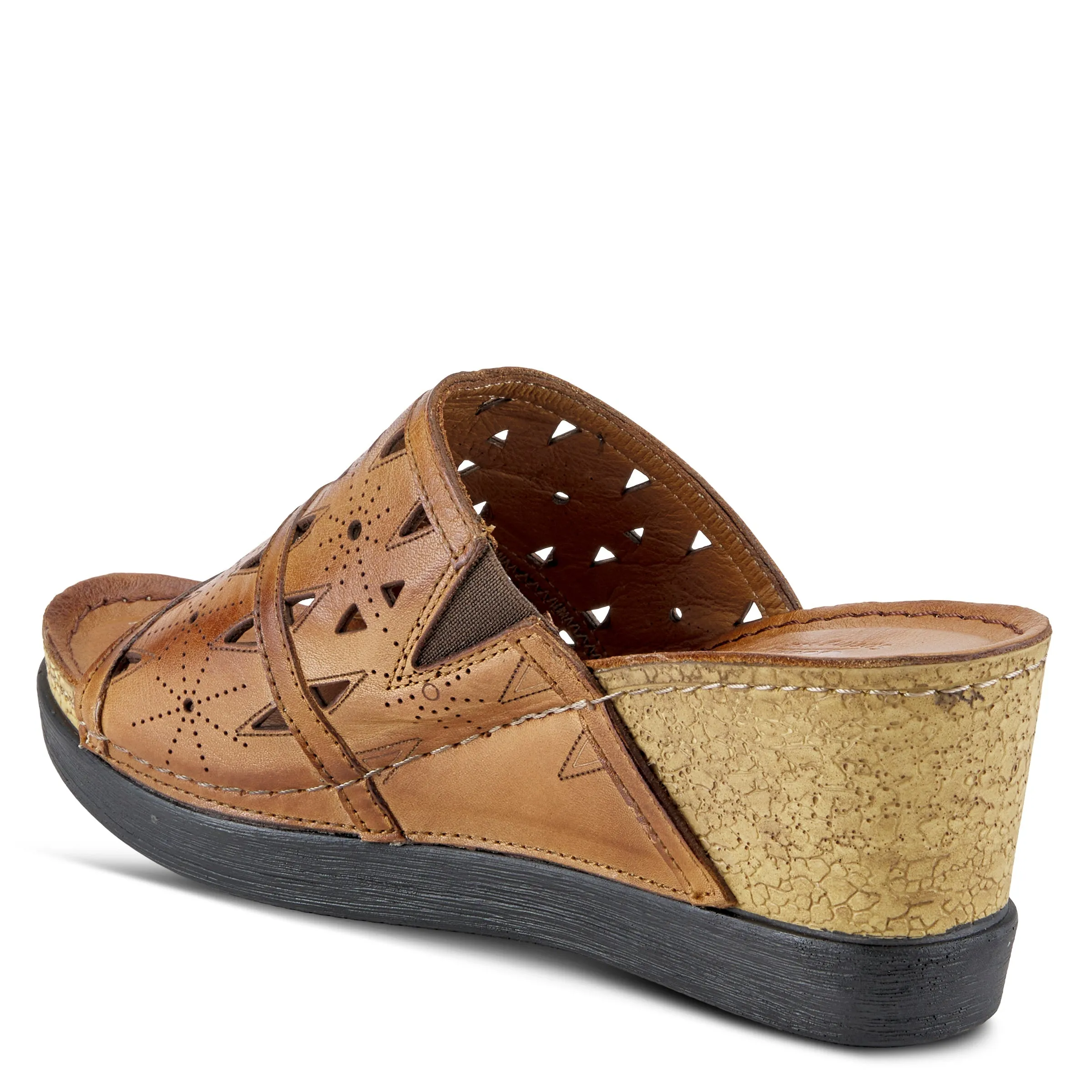 Spring Step Shoes Fusawedge Sandal Women’s Leather Corksole 2.75"