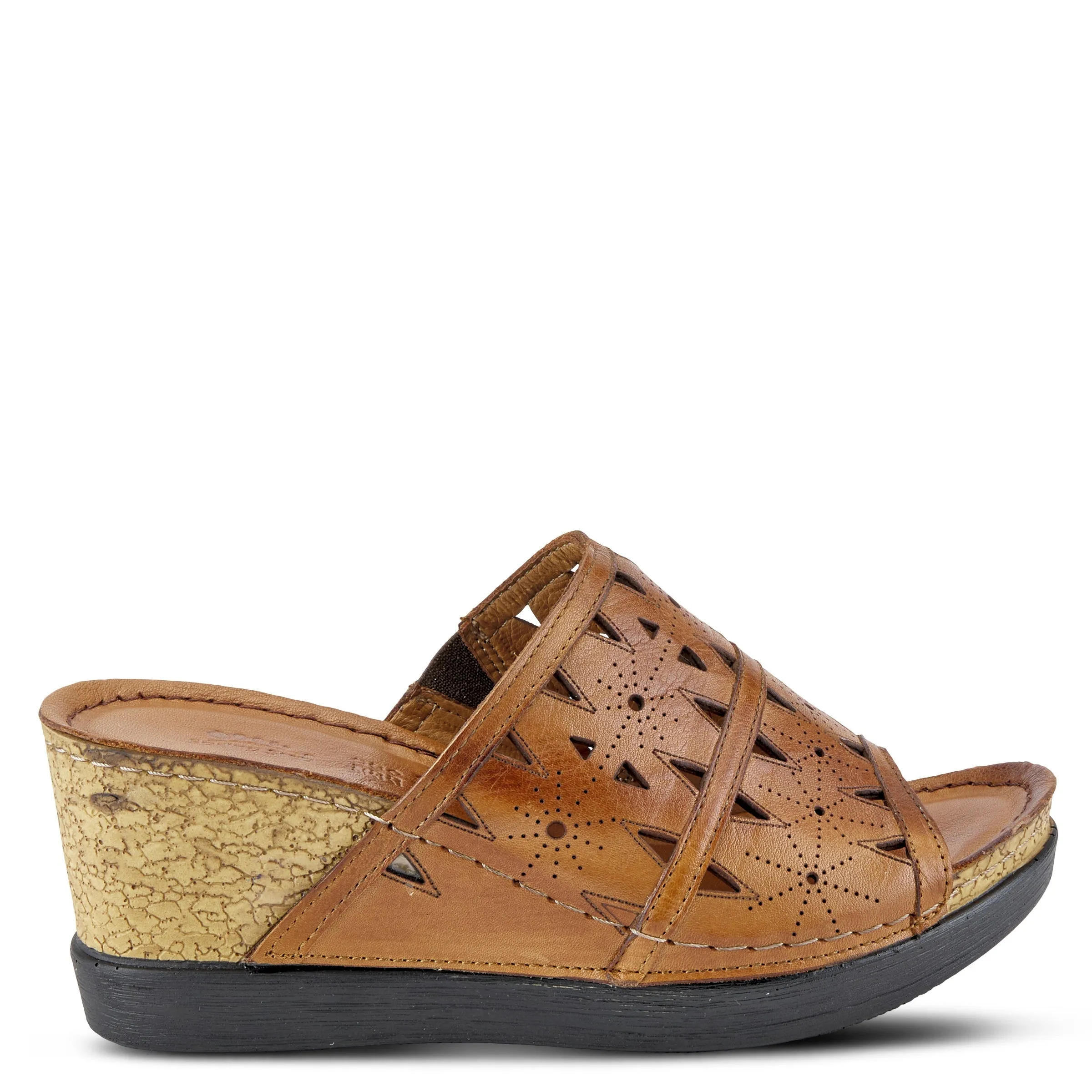 Spring Step Shoes Fusawedge Sandal Women’s Leather Corksole 2.75"