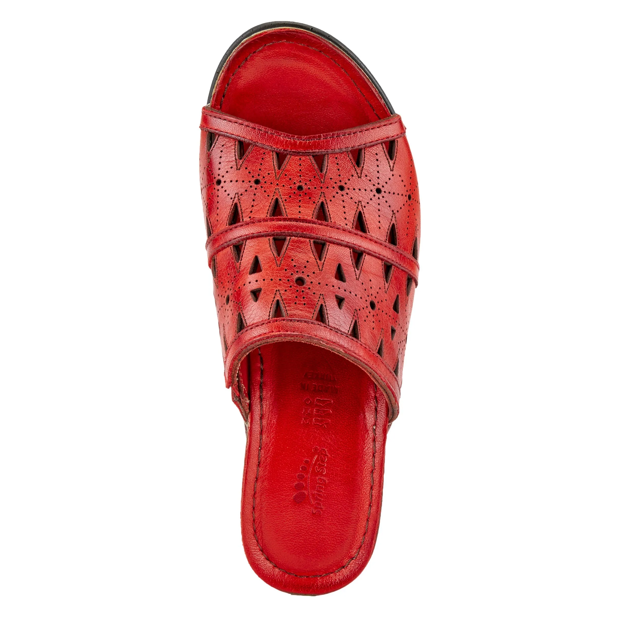 Spring Step Shoes Fusawedge Sandal Women’s Leather Corksole 2.75"