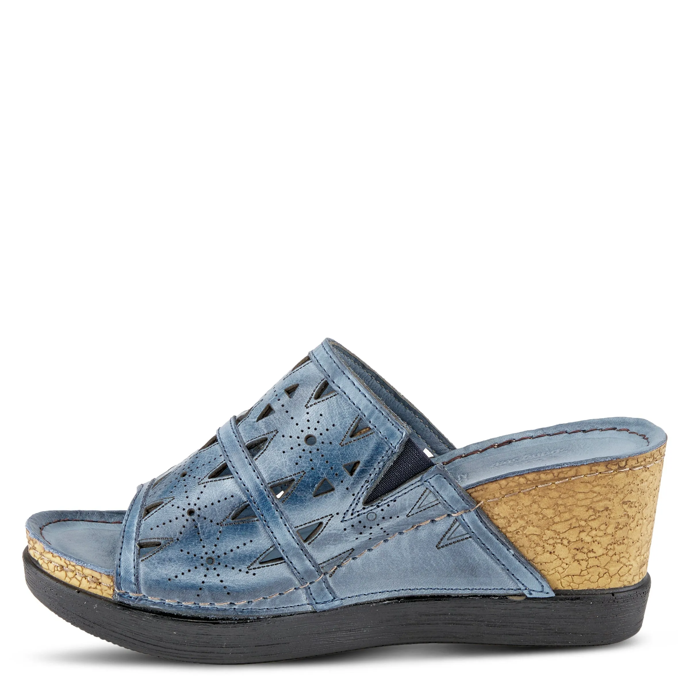 Spring Step Shoes Fusawedge Sandal Women’s Leather Corksole 2.75"