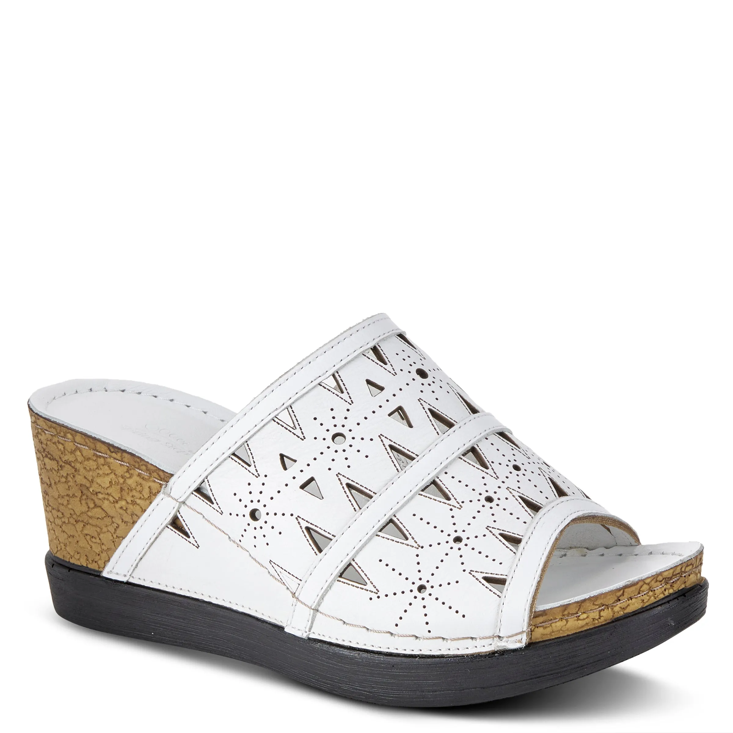 Spring Step Shoes Fusawedge Sandal Women’s Leather Corksole 2.75"