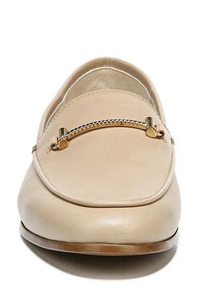 Stacked Loafers Discounted delivery Beige Almond Fashion Heel Well-tested Edelman Lior Classic On Sam Toe Slip
