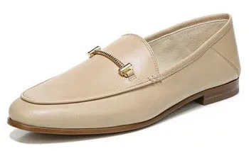 Stacked Loafers Discounted delivery Beige Almond Fashion Heel Well-tested Edelman Lior Classic On Sam Toe Slip