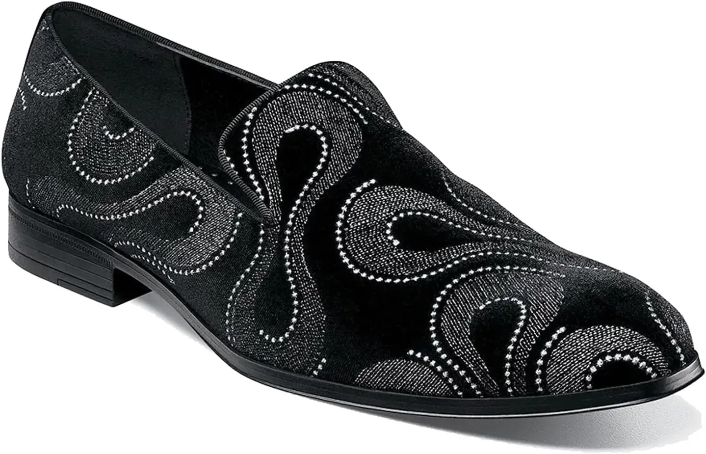 Stacy Adams Men's Swainson Embroidered Slip on Loafer