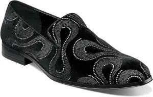 Stacy Adams Men's Swainson Embroidered Slip on Loafer
