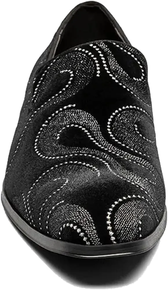 Stacy Adams Men's Swainson Embroidered Slip on Loafer