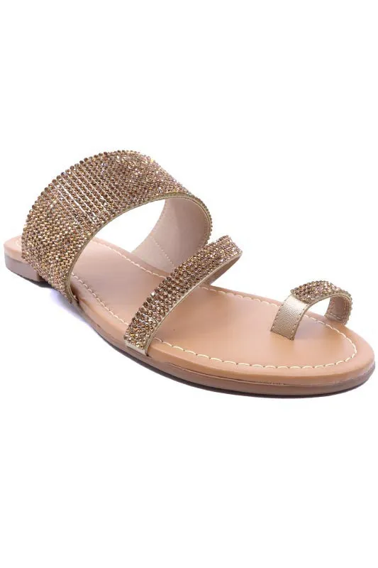 Strappy Bling Slide