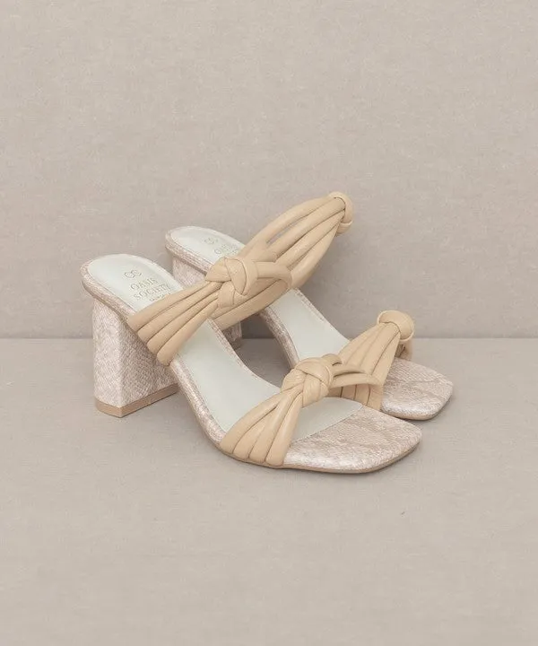 Strappy Knot Heel