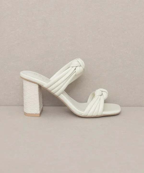 Strappy Knot Heel