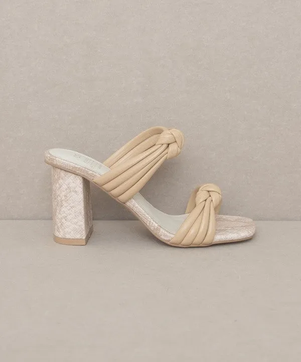 Strappy Knot Heel