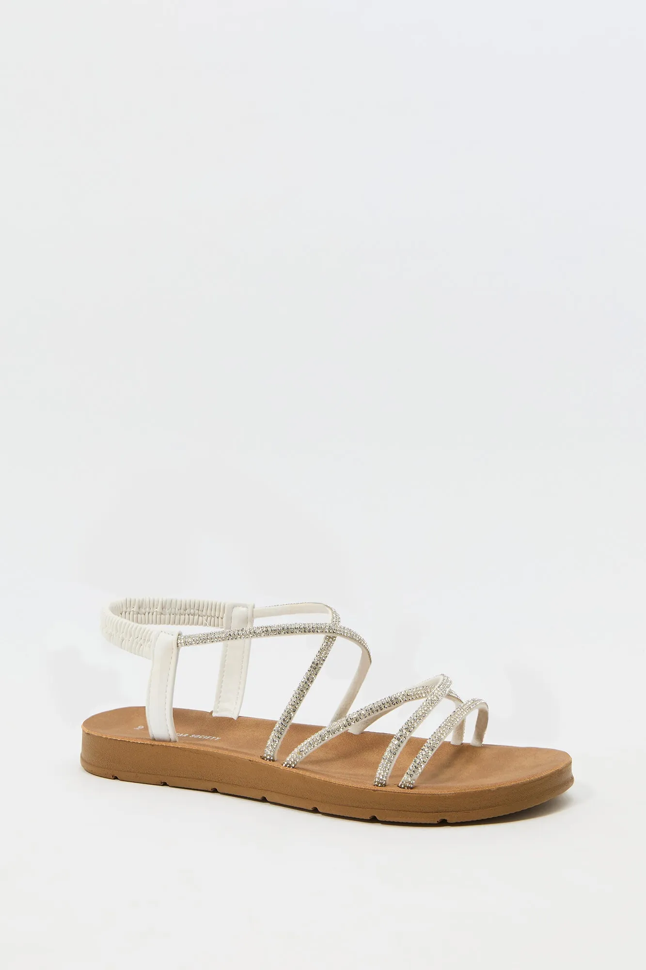 Strappy Rhinestone Sandal