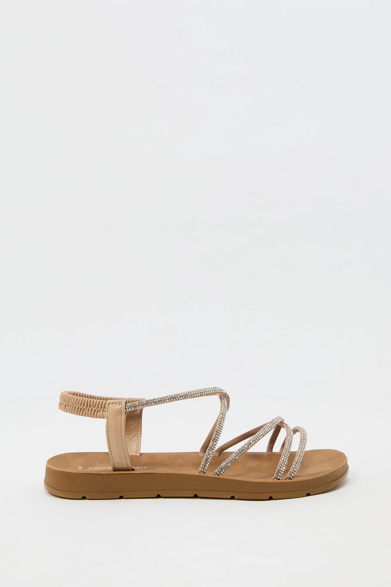 Strappy Rhinestone Sandal