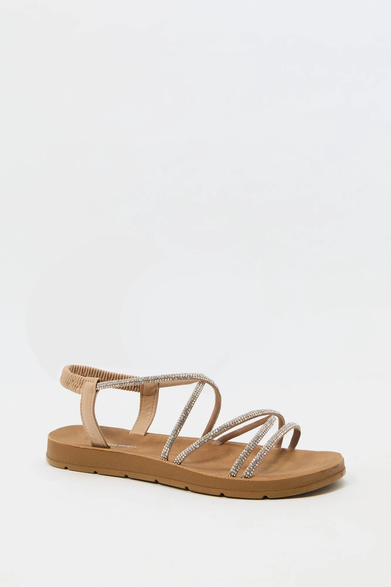 Strappy Rhinestone Sandal