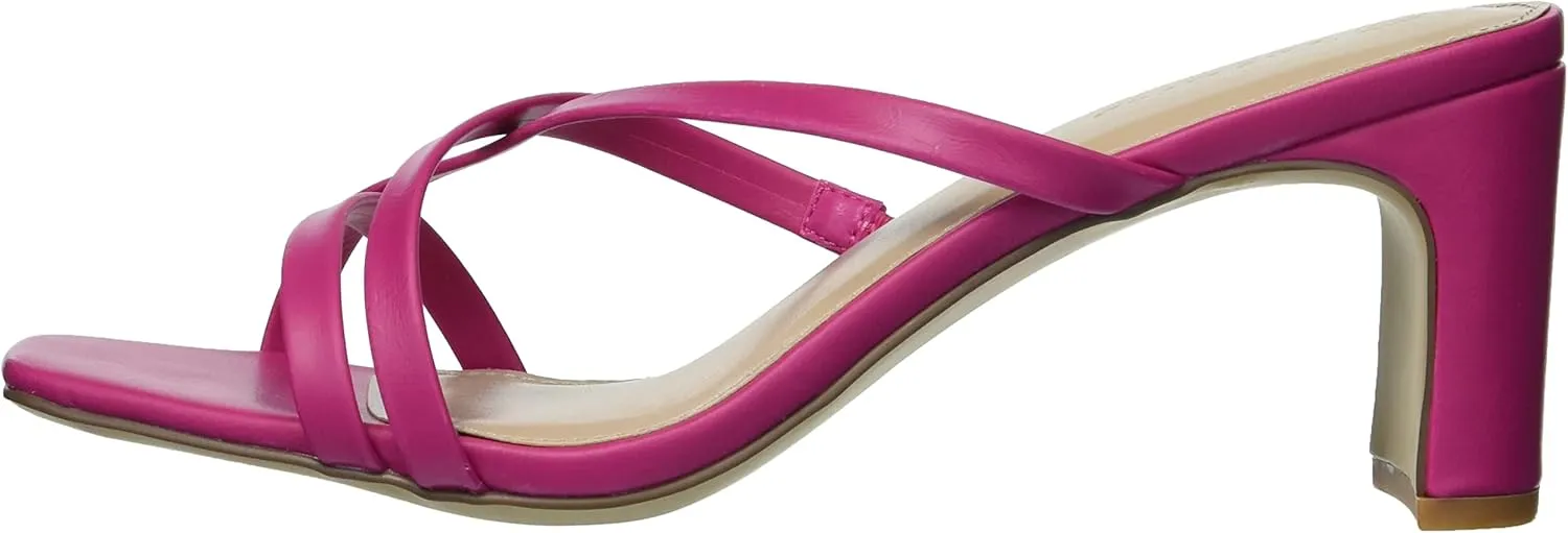 The Drop Women's Amelie Strappy Square Toe Heeled Sandal