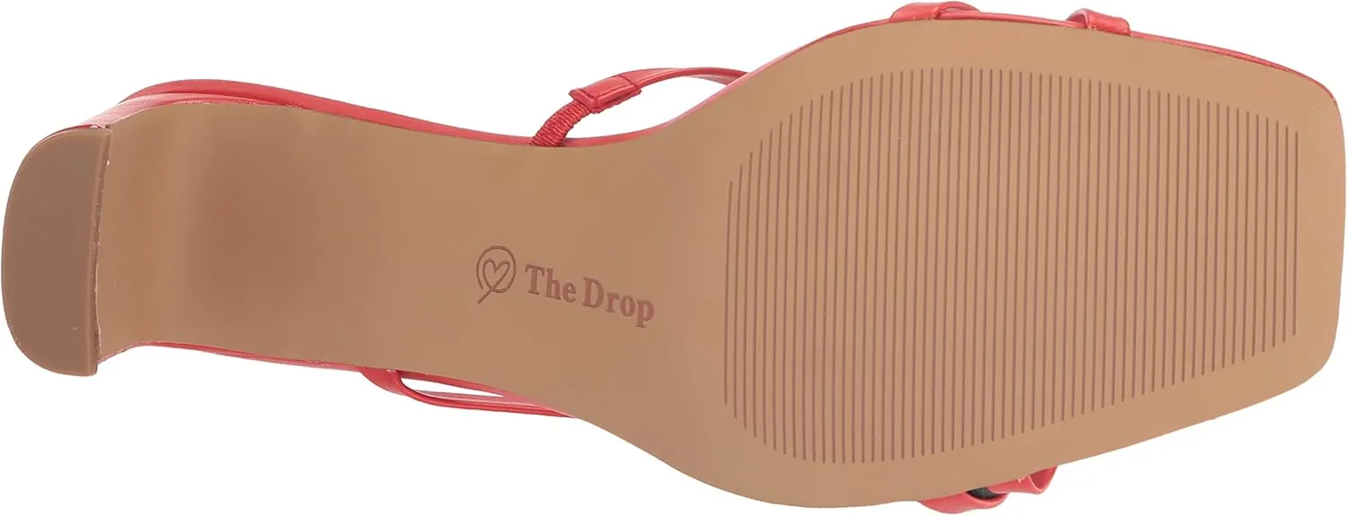 The Drop Women's Amelie Strappy Square Toe Heeled Sandal