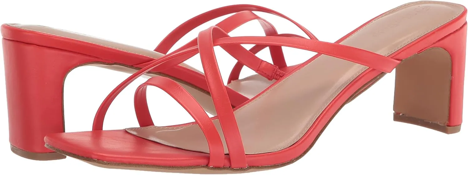 The Drop Women's Amelie Strappy Square Toe Heeled Sandal