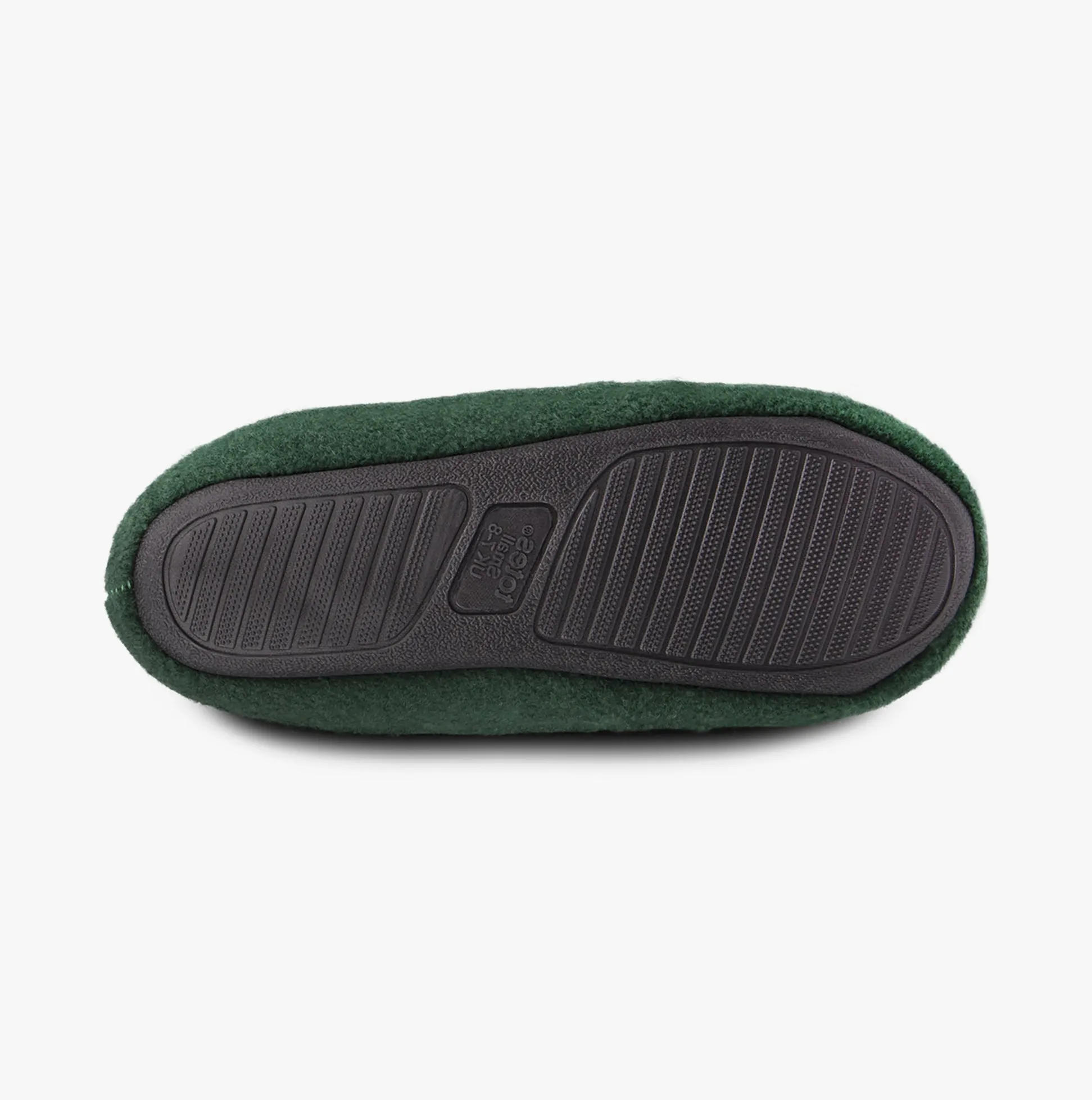 Totes Isotoner NOVELTY Mens Mule Slippers Green