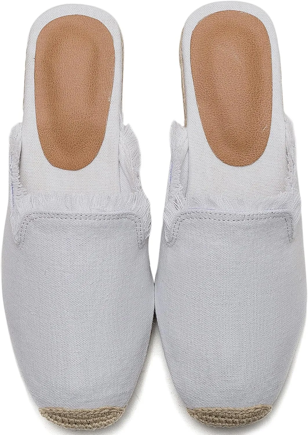 U-lite Women's Flatform Espadrille Wedge Sandal, Universal Comfortable Casual Closed Toe, Classic Summer Sandals