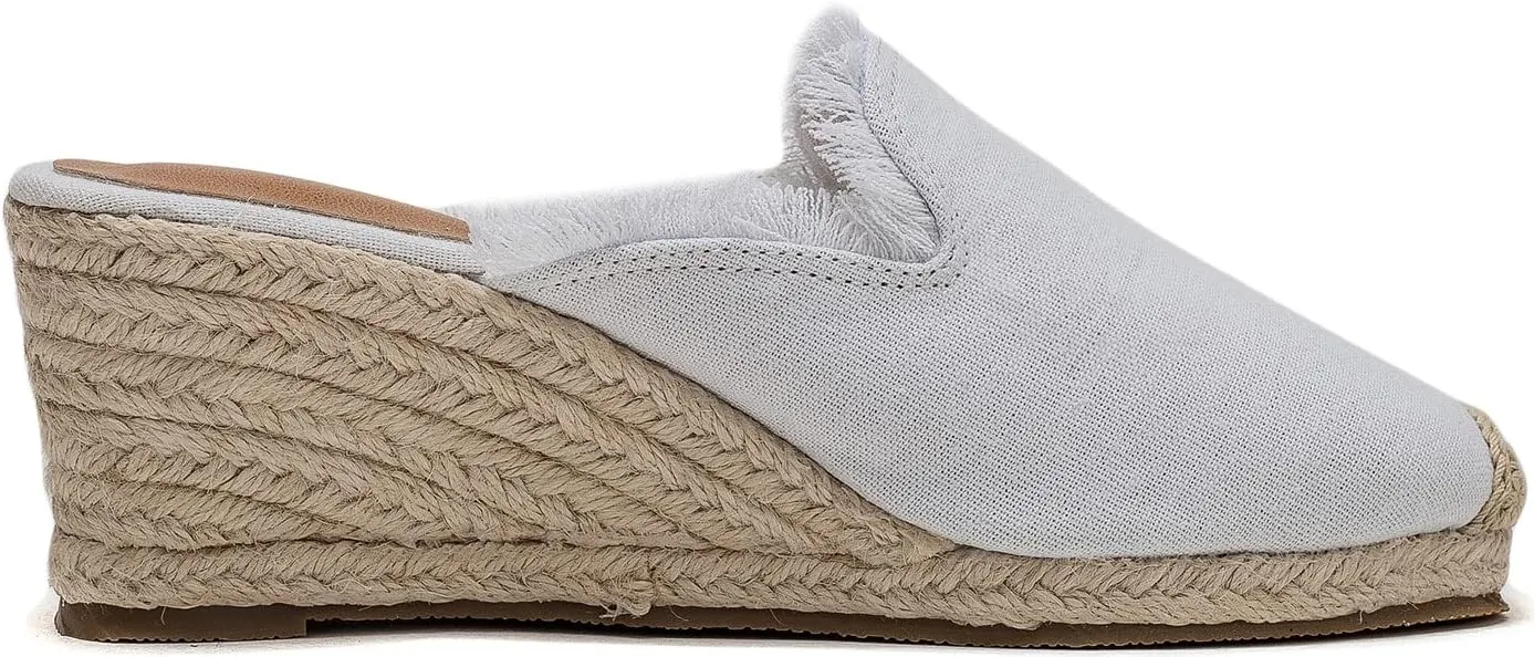 U-lite Women's Flatform Espadrille Wedge Sandal, Universal Comfortable Casual Closed Toe, Classic Summer Sandals