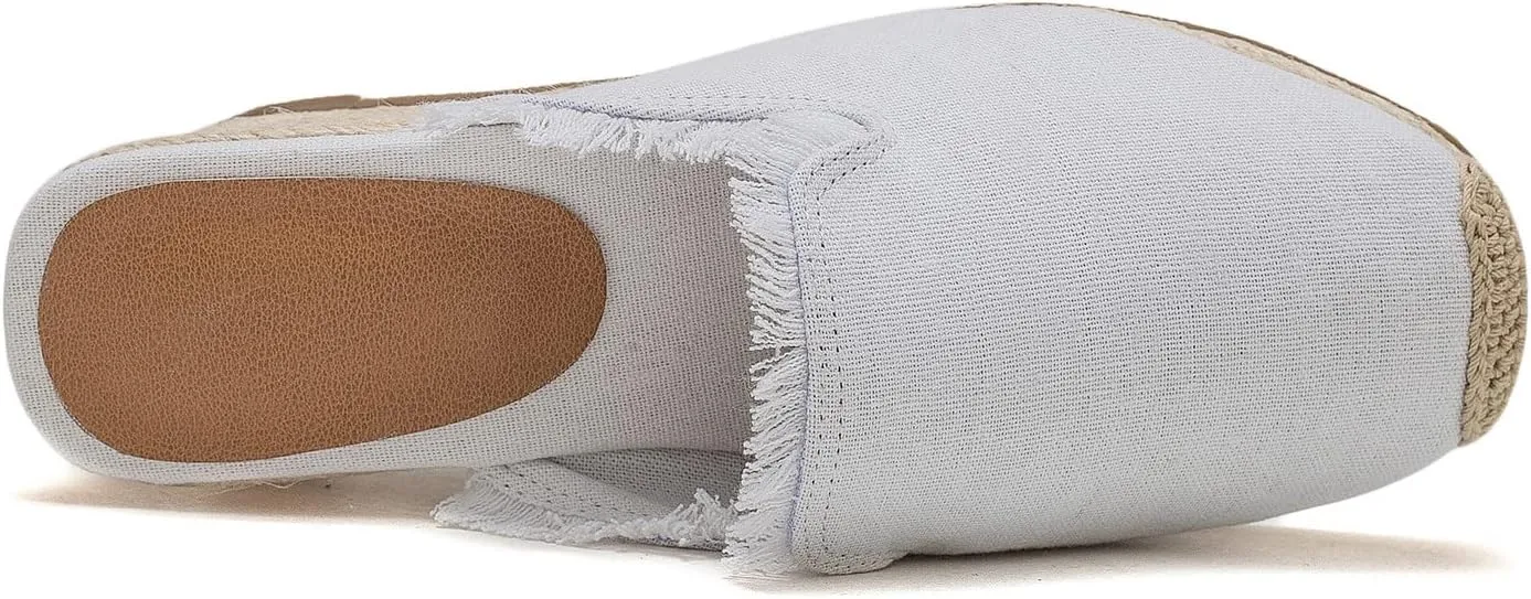U-lite Women's Flatform Espadrille Wedge Sandal, Universal Comfortable Casual Closed Toe, Classic Summer Sandals