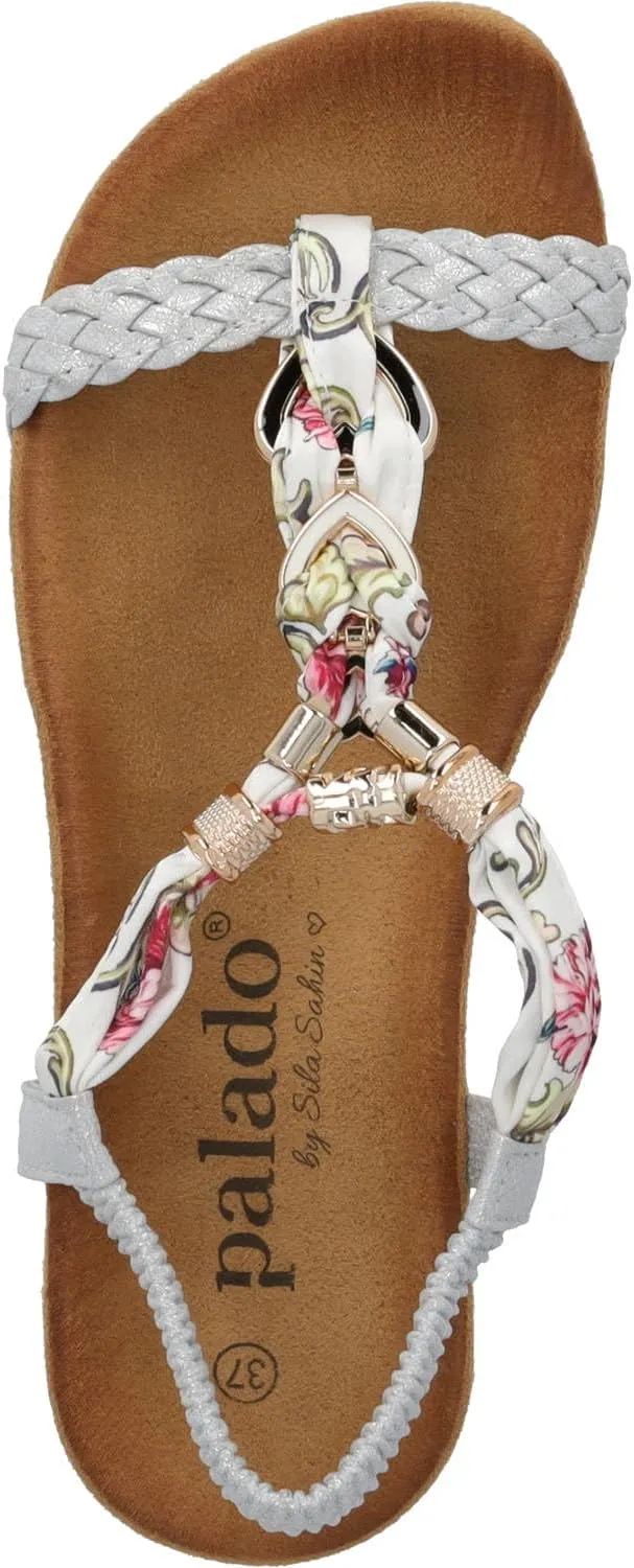 Ubah by Sila Sahin Women's Sandals, Fashionable Sandals, Comfortable Summer Shoes, Stylish Mules with Elastic Strap