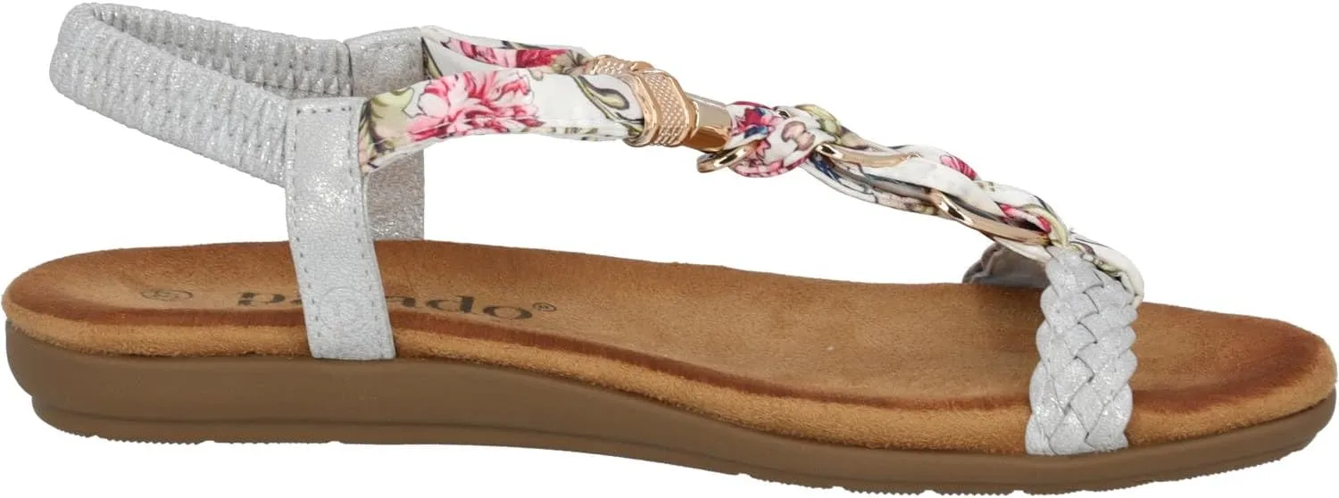 Ubah by Sila Sahin Women's Sandals, Fashionable Sandals, Comfortable Summer Shoes, Stylish Mules with Elastic Strap