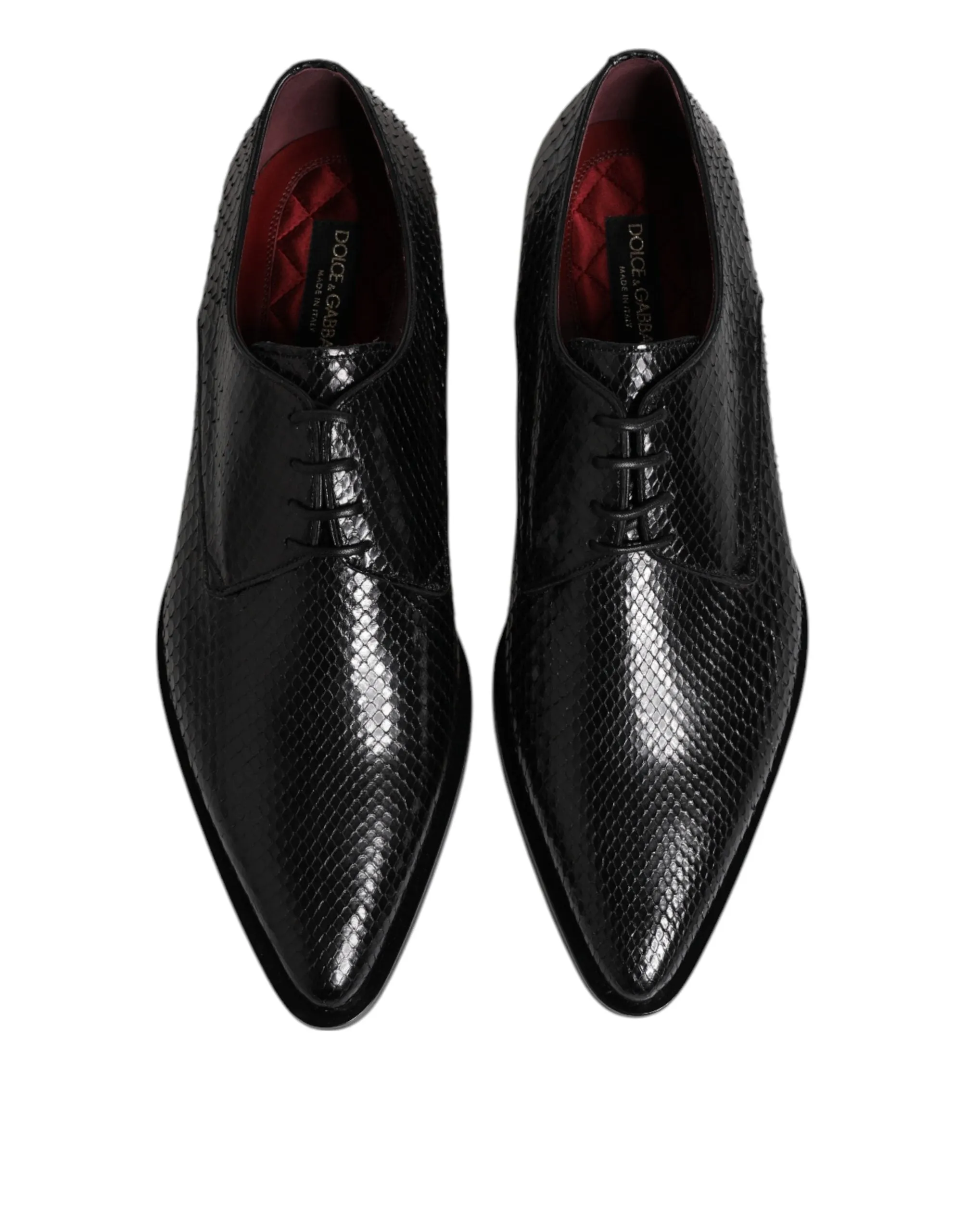 Up Leather Premium Black Value-for-money Men & Gabbana Shoes Derby Dress Dolce Lace