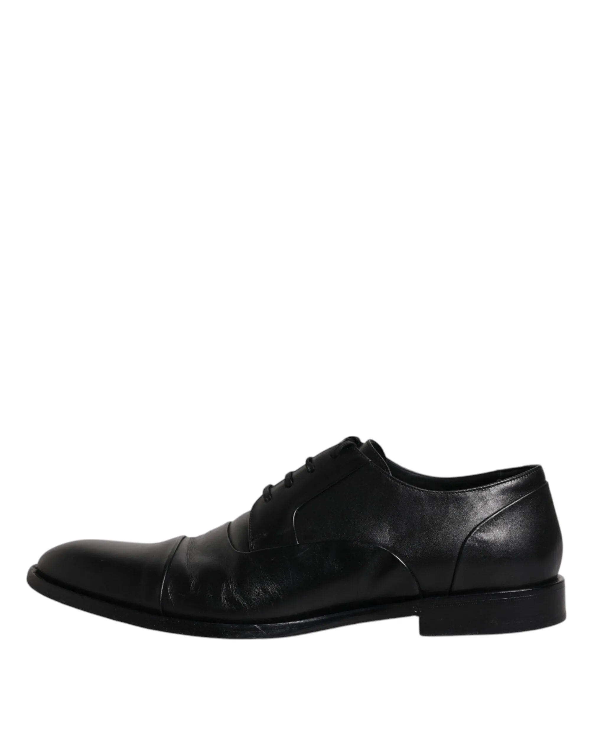 Up Worldwide coverage Shoes Black Derby Lace & Formal Super affordable Leather Men Gabbana Dolce