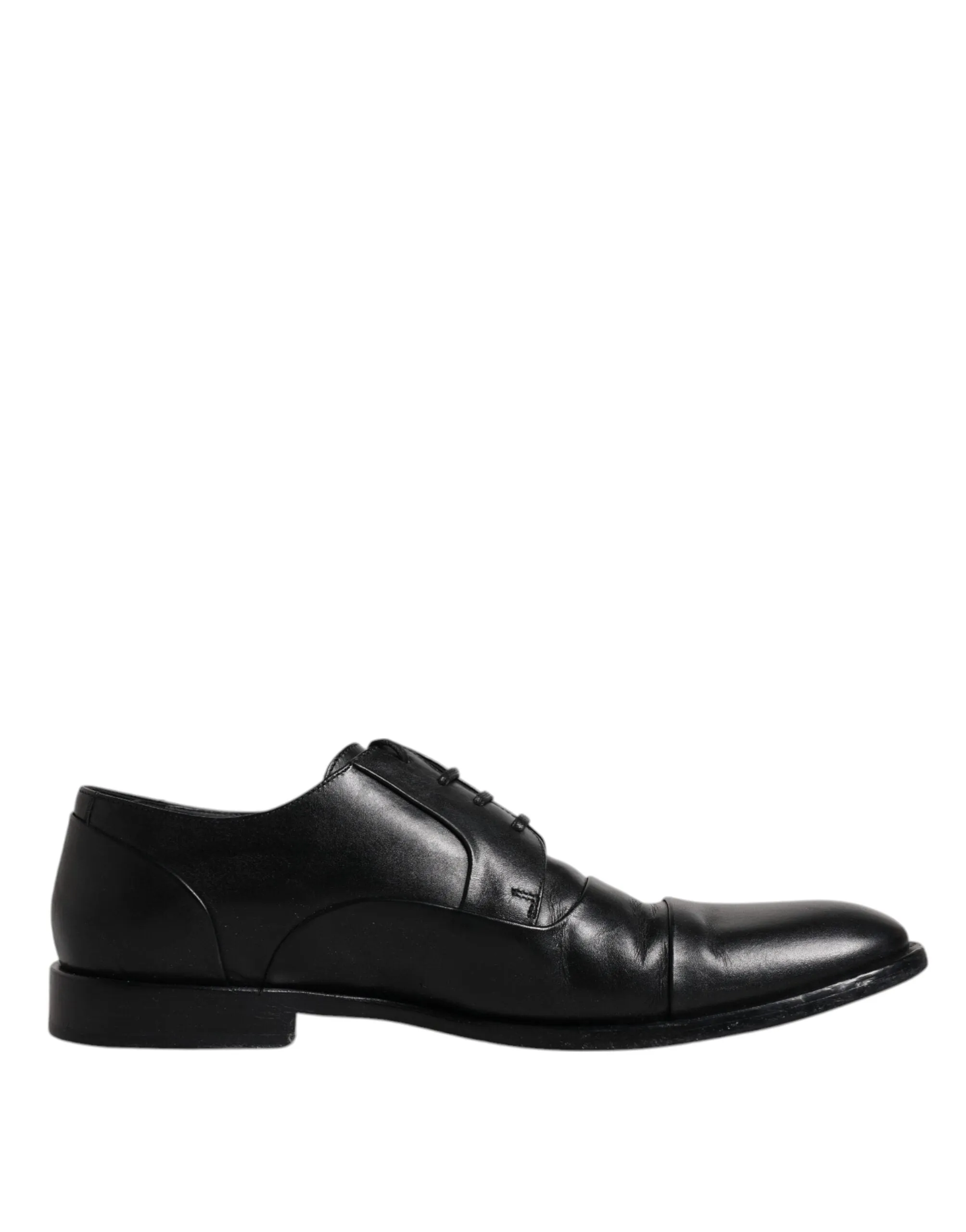 Up Worldwide coverage Shoes Black Derby Lace & Formal Super affordable Leather Men Gabbana Dolce