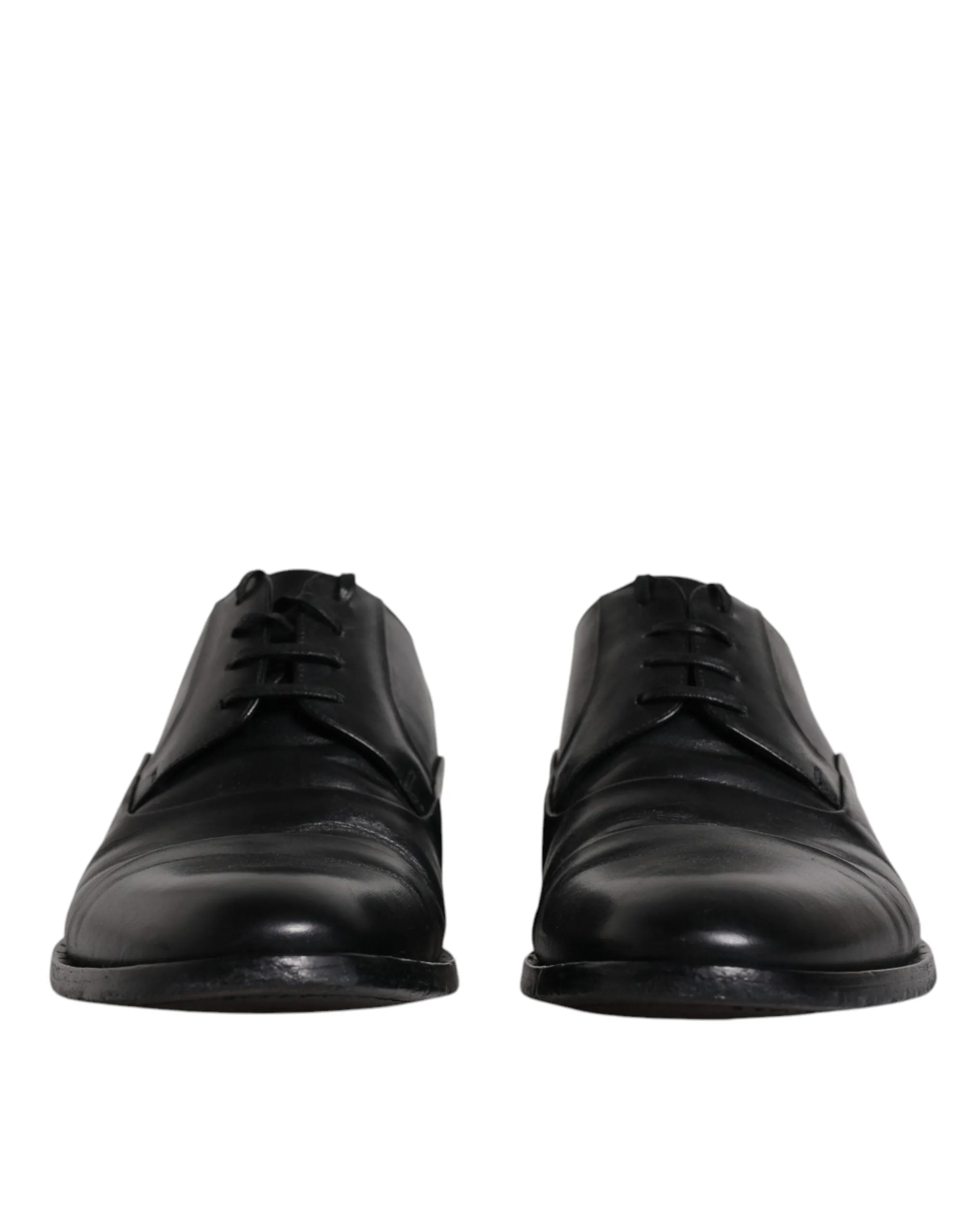 Up Worldwide coverage Shoes Black Derby Lace & Formal Super affordable Leather Men Gabbana Dolce