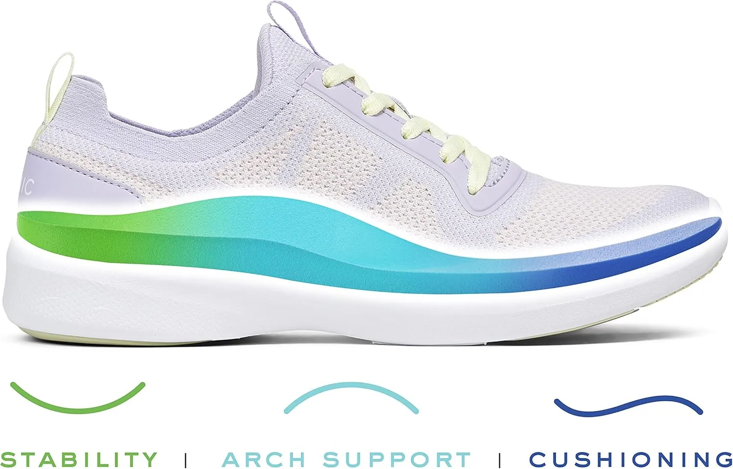 Vionic Women's Sky Lenora Leisure Shoes- Supportive Walking Shoes That Include Three-Zone Comfort with Orthotic Insole Arch Support, Sneakers for Women, Active Sneakers