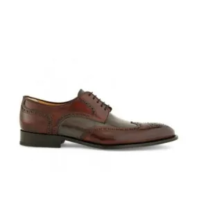 Wingtip Derby Lace up Dark Brown Shoes