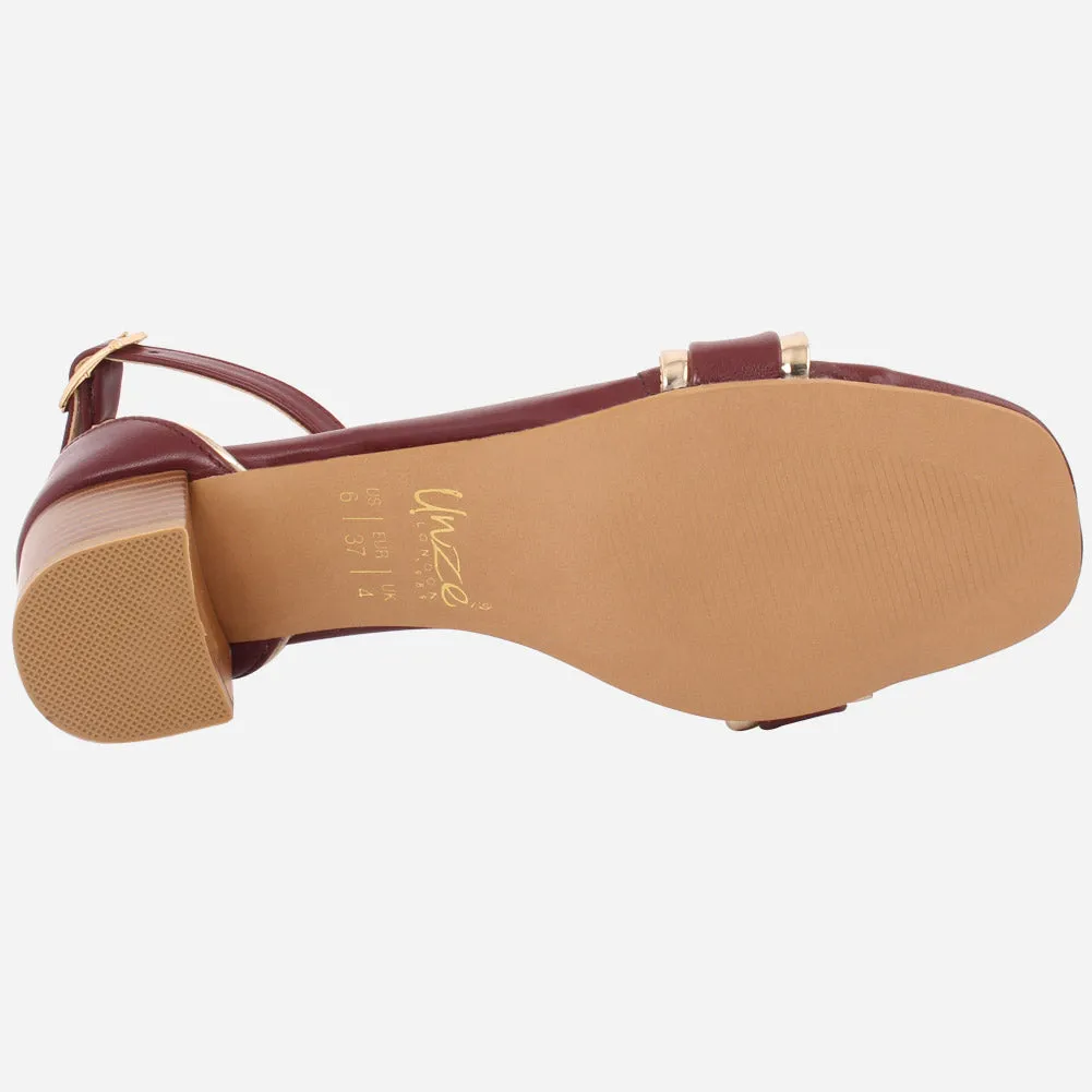 Women "ELIANA" Block Heels Sandals