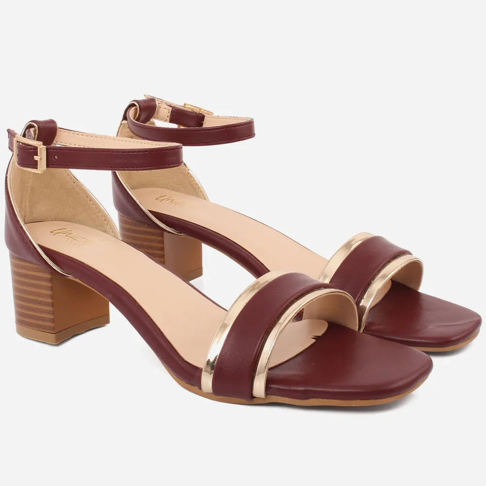 Women "ELIANA" Block Heels Sandals