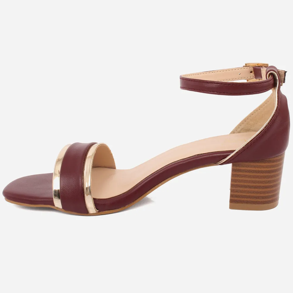 Women "ELIANA" Block Heels Sandals